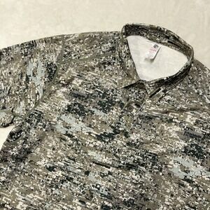 Born Primitive Polo Shirt Desert Digital Camo Print Performance Men's Size M